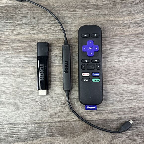 Roku Streaming Stick Model 3810X 4K Media Player & Voice Remote RC AL2 Bundle - Picture 1 of 7